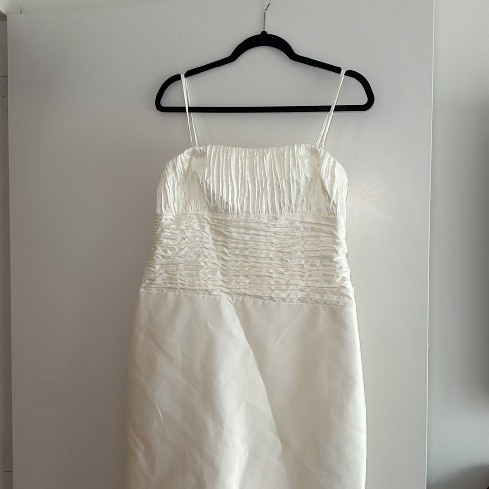 ASOS Ivory Strapless Column Gown - Picture 7 of 10